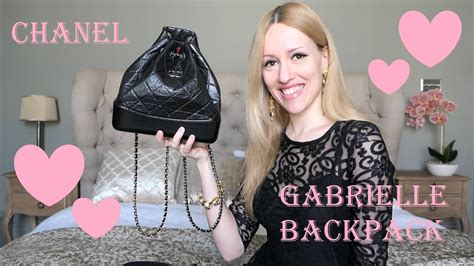 chanel pvc backpack review|Chanel gabrielle backpack small price.